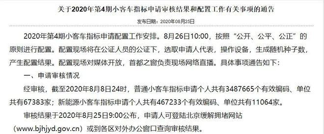 北京超46万人申请新能源车指标具体如何申请